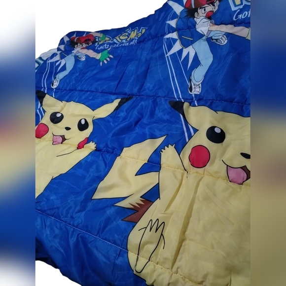 Vintage Pokeman Nintendo Gotta‎ Catch Em All Sleeping Blanket (no zipper) - Picture 3 of 10
